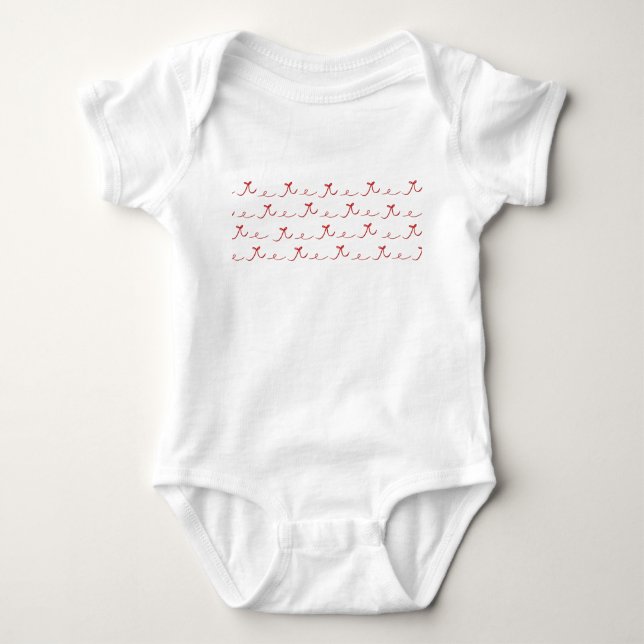 Body Para Bebê Body de Bebê Infantil Arco Vermelho – Presente Ado (Frente)