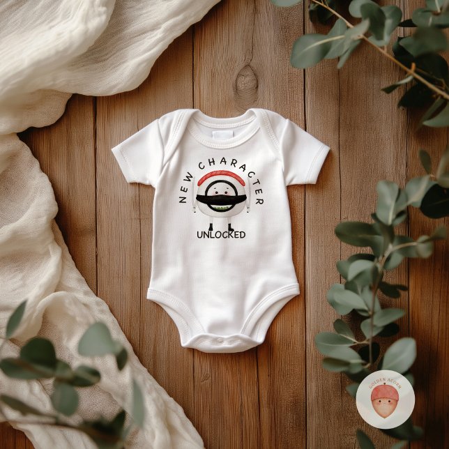 Body Para Bebê Body de Bebê Kawaii Sushi Ninja (Criador carregado)