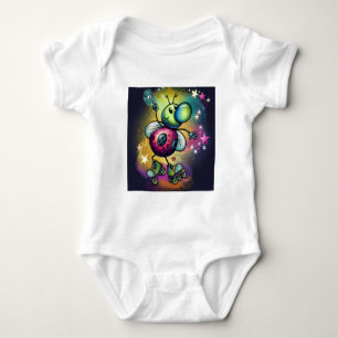 Body Para Bebê Body de Bebê Ladybug Roller Disco