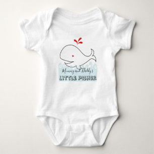 Body Para Bebê Body de Bebê "Little Pisher" de Hanukkah