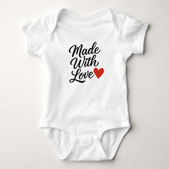 Body Para Bebê Body de Bebê - Macacão de Bebê Adorável (Frente)