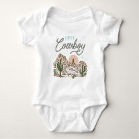 Body de Bebê Menino Caubói Western
