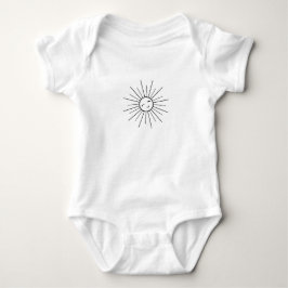 Body Para Bebê Body de Bebê Minimalista Sol - Cute Sunshine
