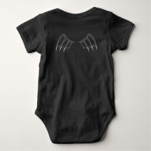 Body de Bebê Morcego - Asas nas costas Personaliza