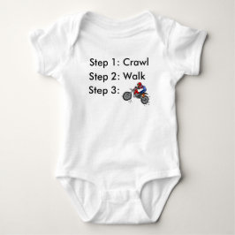 Body Para Bebê Body de Bebê Motocross Crawl Walk Dirt Bike