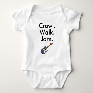Body Para Bebê Body de Bebê Música de Guitarra
