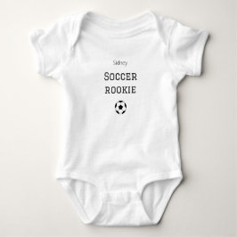 Body Para Bebê Body de Bebê Nome Personalizado Iniciante no Futeb