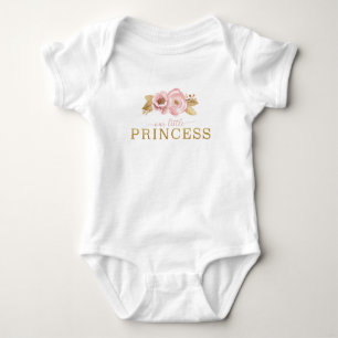 Body Para Bebê Body de Bebê Nossa Pequena Princesa Menina Rosa Be