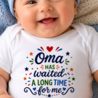 Body de Bebê Oma Esperou Muito Tempo