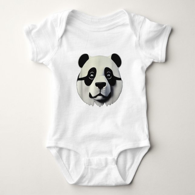 Body Para Bebê Body de Bebê Panda Fofo – (Frente)
