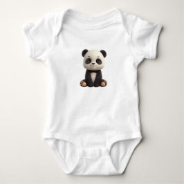 Body Para Bebê Body de Bebê Panda Fofo
