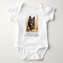 Body de Bebê – Pawtected por Schipperke 