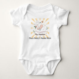 Body Para Bebê Body de Bebê Personalizado Batismo