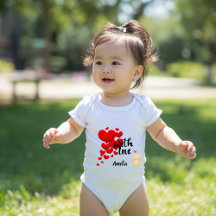 Body de Bebê Personalizado Com Amor