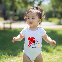 Body Para Bebê Body de Bebê Personalizado Com Amor