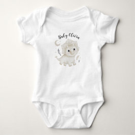 Body Para Bebê Body de Bebê Personalizado com Dinossauro Desenhad