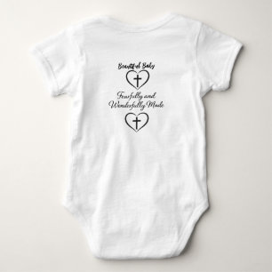 Body Para Bebê Body de Bebê Personalizado com Versículo da Bíblia