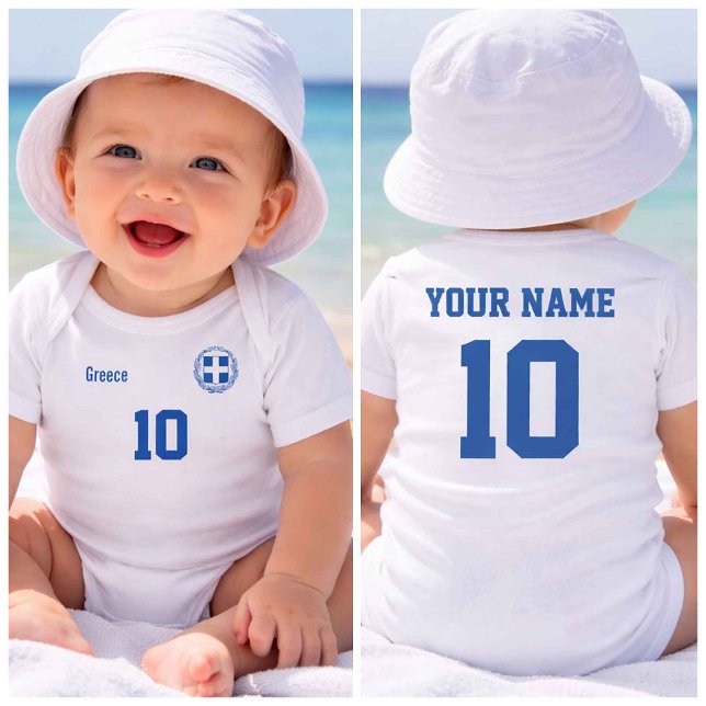 Body Para Bebê Body de Bebê Personalizado da Grécia (Criador carregado)