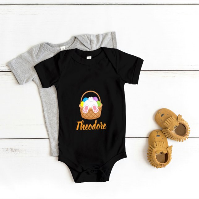 Body Para Bebê Body de Bebê Personalizado de Páscoa (Criador carregado)