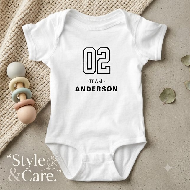 Body Para Bebê Body de Bebê Personalizado Elegante Script (Elegant Script Personalized Baby Bodysuit Customs)