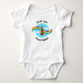 Body Para Bebê Body de Bebê Personalizado Futuro Violinista