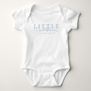 Body Para Bebê Body de Bebê Personalizado Little Wildflower