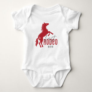 Body Para Bebê Body de Bebê Primeiro Rodeio – Aniversário de 1 An