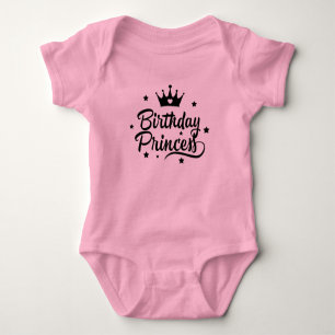 Body Para Bebê Body de Bebê Princesa de Aniversário