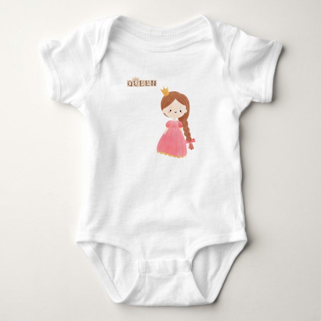 Body Para Bebê Body de bebê Queen (Frente)