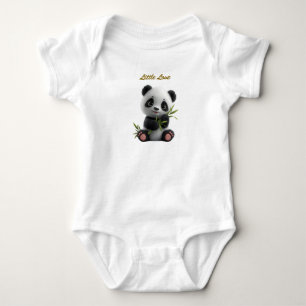 Body Para Bebê Body de Bebê Recém-Nascido Panda Neutro Fofo