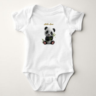 Body Para Bebê Body de Bebê Recém-Nascido Panda Neutro Fofo