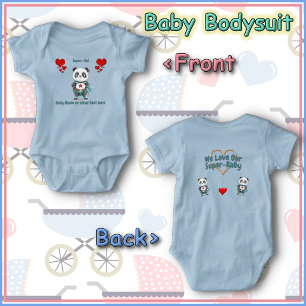 Body Para Bebê Body de Bebê - Super Herói - Urso Panda
