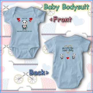 Body Para Bebê Body de Bebê - Super Herói - Urso Panda