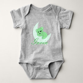 Body Para Bebê Body de Bebê Urso Adormecido Personalizado