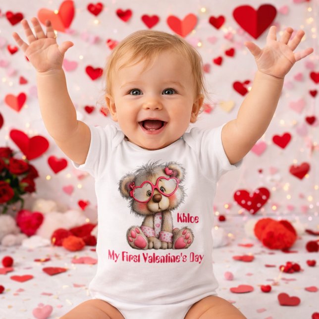 Body Para Bebê Body de Bebê Urso de Pelúcia Personalizado (Criador carregado)