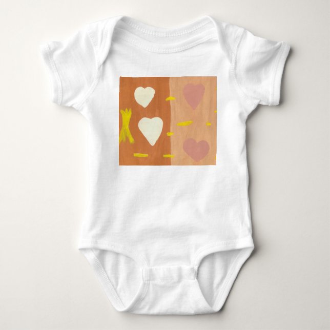 Body Para Bebê Body de Jersey Bebê Vento de Amor (Frente)