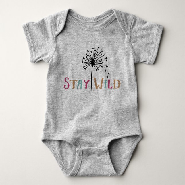 Body Para Bebê Body de Stay Wild (Frente)