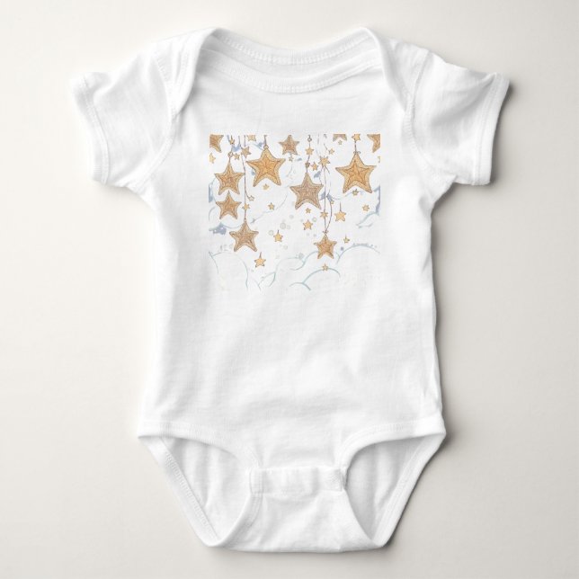 Body Para Bebê Body Desejo de uma Estrela Bebê (Frente)