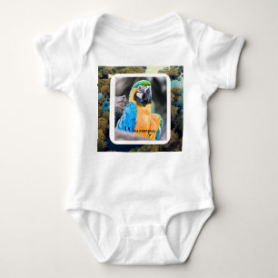 Body Para Bebê Body em Jersey para Bebês Arara