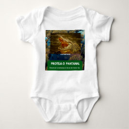 Body Para Bebê Body em Jersey para Bebês Jacaré