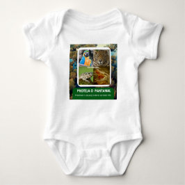 Body Para Bebê Body em Jersey para Bebês Pantanal