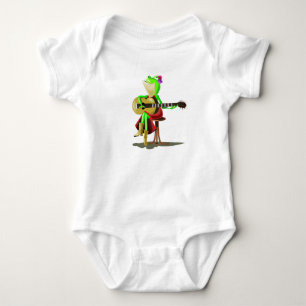 Body Para Bebê Body Infantil Bebê Sapo Tocando Violão