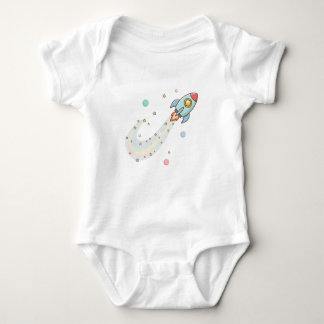 Body Para Bebê Body Infantil de Bebê Foguete Espacial Fofo – Galá