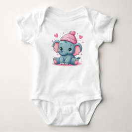 Body Para Bebê Body Infantil Elefante Bebê Fofo