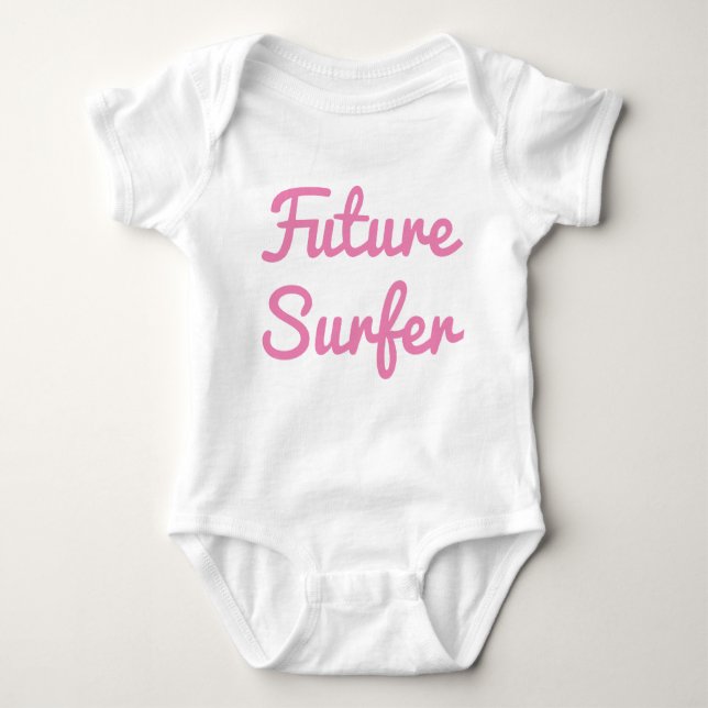 Body Para Bebê Body Infantil Future Surfer (Frente)