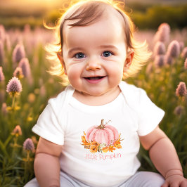 Body Para Bebê Body Infantil Pequena Abóbora Outono Bebê Menina