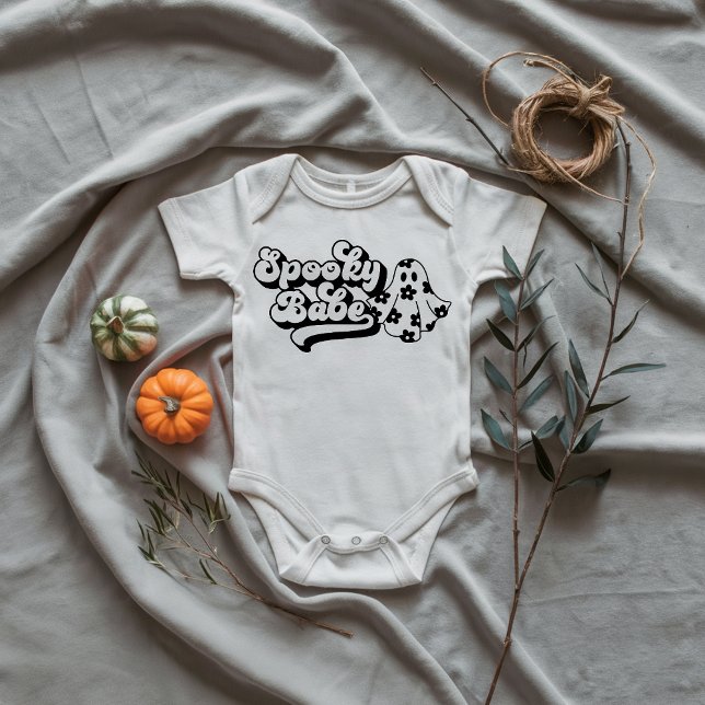 Body Para Bebê Body Infantil Spooky Babe Baby – Roupa de Hallowee (Spooky Babe Baby Bodysuit)