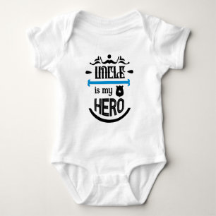 Body Para Bebê Body Infantil Tio é Meu Herói Bebê
