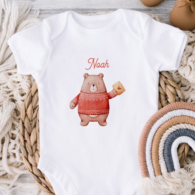 Body Para Bebê Body Infantil Urso de Pelúcia Personalizado com Am (Criador carregado)