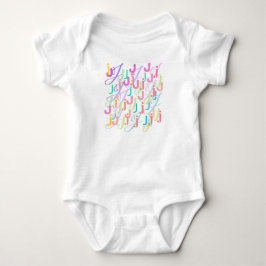 Body Para Bebê Body "J" Bebê Confete Letra